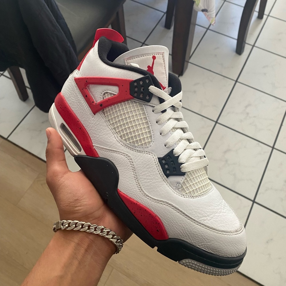 Jordan 4 Red Cement Size 10